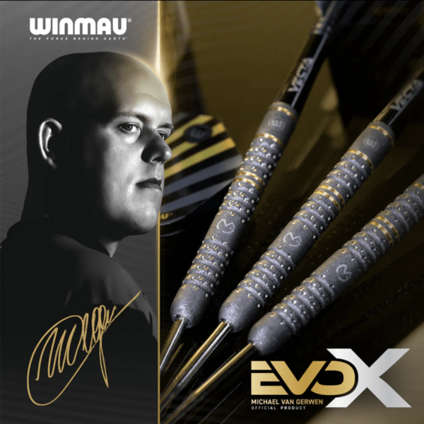 MVG Evo X 90% Tungsten Steel Tip Darts – Professional dart set