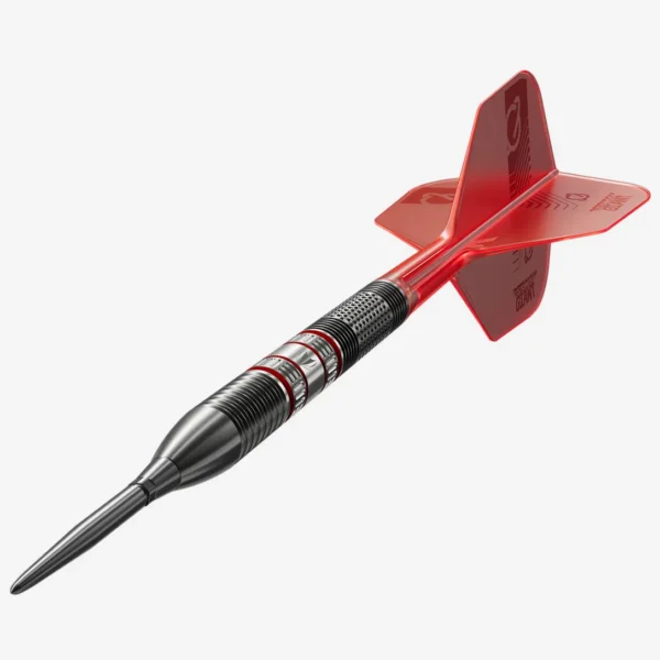 Gabriel Clemens 95K SP Darts with sleek black and red design