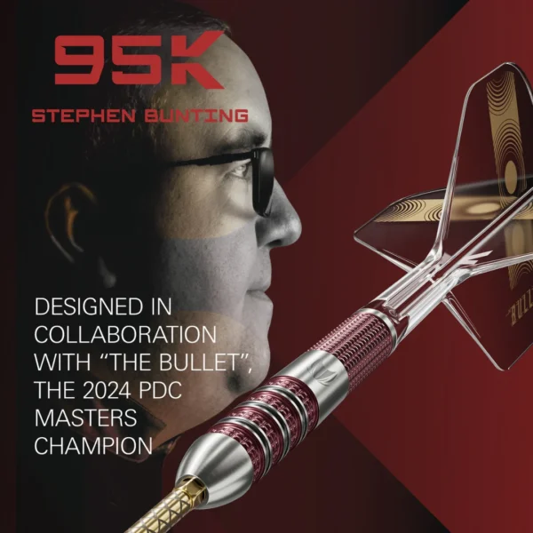 Signed Stephen Bunting 95K Darts – Competition Prize