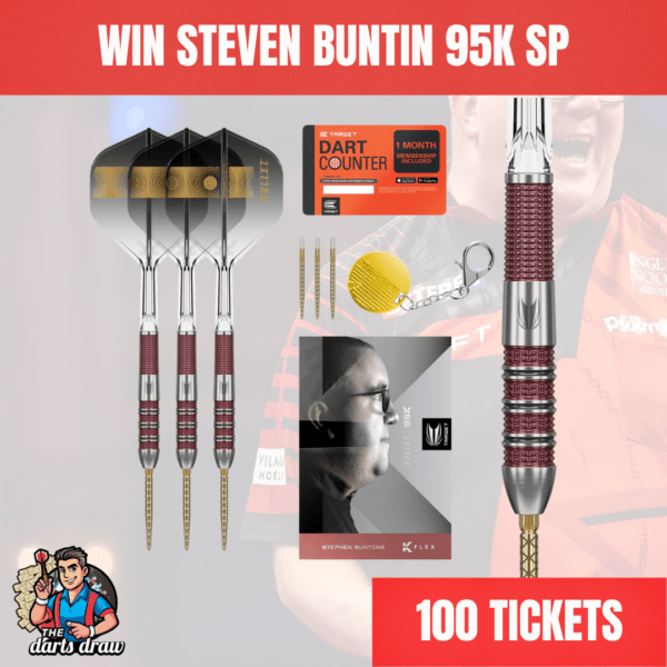 Stephen Bunting 95K SP Darts – only 100 tickets