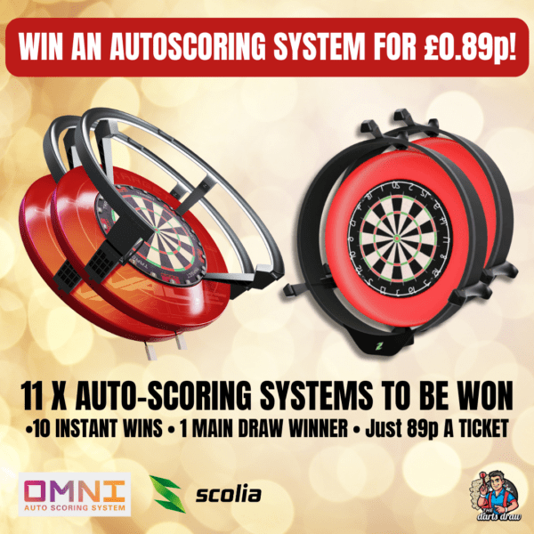 Win an auto-scoring darts system for just 89p – Scolia Home 2 Flex or Target Omni giveaway