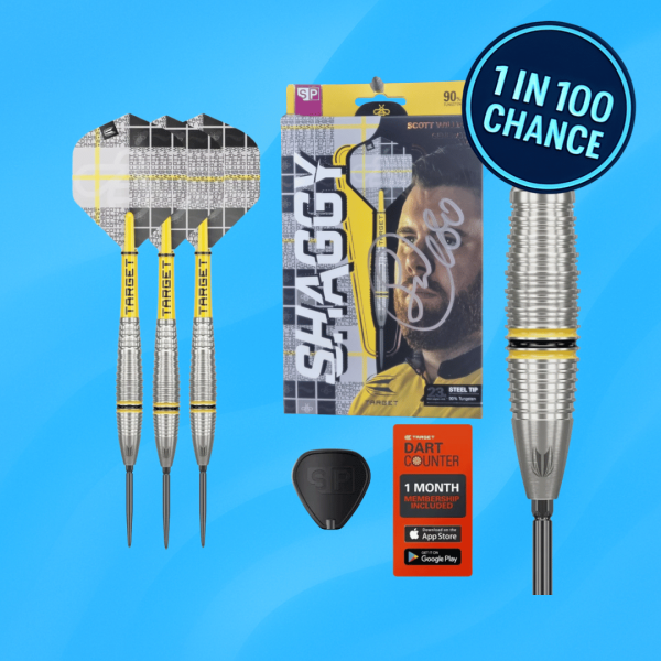 ✍️🐝 Win Signed Scott Williams Gen 2 Darts – 1 in 100 Chance of Winning!