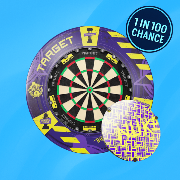 ☢️⭕️ Win Luke Littler World Champion Dartboard Bundle OR £110 Cash – 1 in 100 Chance of Winning!