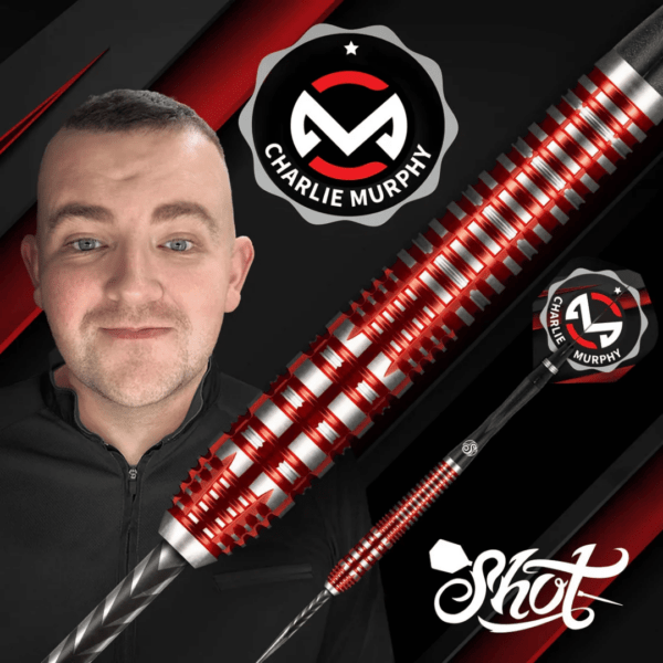 Signed Shot Charlie Murphy Pro Series Darts – 1 in 100 chance to win or £70 cash alternative. Drawn live on Facebook, Sunday 27th July at 9PM.