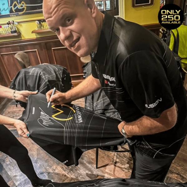 Win a signed MVG Limited Edition Tour Polo Shirt – only 80 tickets at £3.99 each. 1 in 80 chance to win or take £100 cash. Drawn live on Facebook, Sunday 27th July at 9PM.