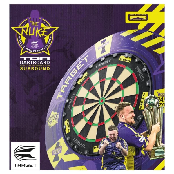 ☢️⭕️ Win Luke Littler World Champion Dartboard Bundle OR £110 Cash – 1 in 100 Chance of Winning!