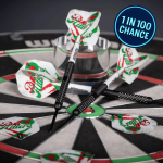 Red Dragon Bullhitters Steel Tip Darts – SOLD OUT Everywhere – raffle prize at The Darts Draw, only 100 tickets at £2.49 each.