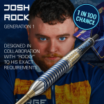 Hand-Signed Target Josh Rock Gen 1 SP 90% Tungsten Steel Tip Darts with £80 Cash Alternative – The Darts Draw Competition