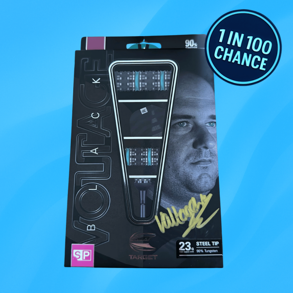 ✍️⚡ WIN Hand-Signed Rob Cross Black Edition 23g Darts OR £80 Cash – 1 in 100 Chance!