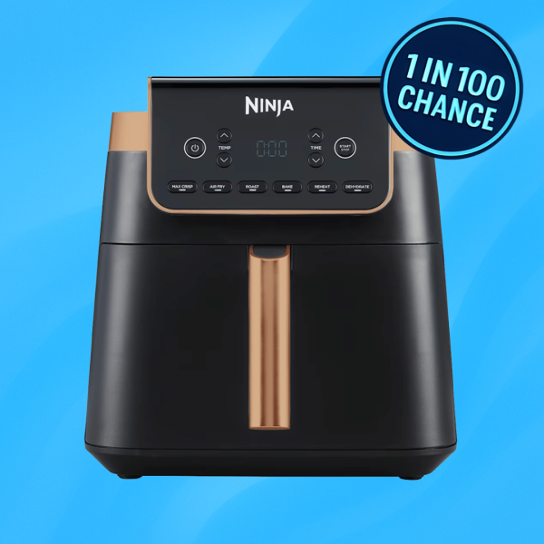 🍗✨ WIN a Ninja Air Fryer MAX PRO 6.2L – 1 in 100 Chance!