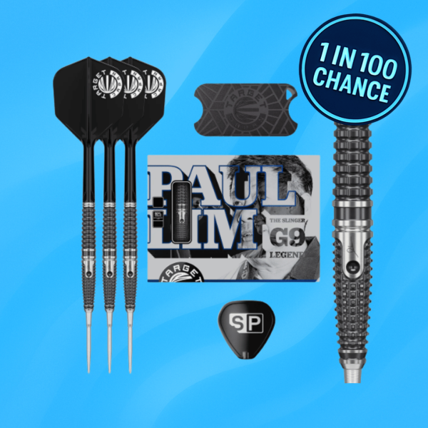 🇯🇵🖤 WIN Target Japan Paul Lim 'The Legend' Gen 9 SP Darts or £100 Cash – 1 in 100 Chance! RRP £120