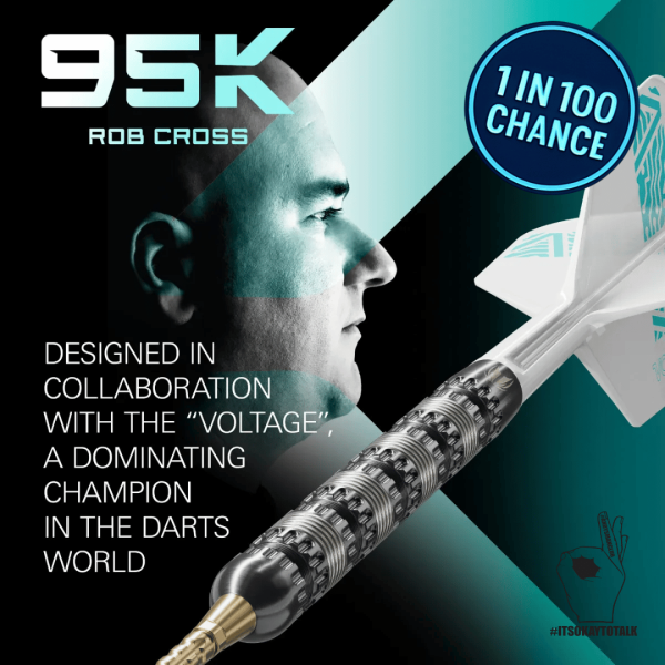 🏆🎯 WIN ROB CROSS 95K DARTS - 23g – 1 in 100 Chance [AUTO-DRAW]
