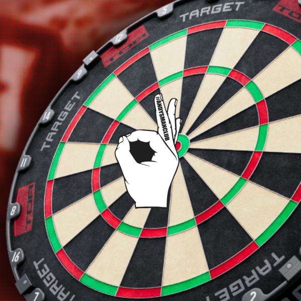 ⭕️👌 CHARITY DRAW: WIN a Target Darts TOR Dartboard – Supporting Andy’s Man Club (Donated by Steve Oliver 🙏)