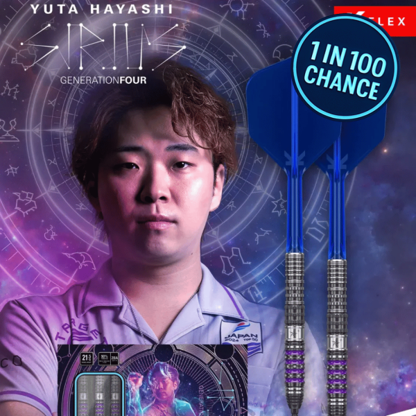 🇯🇵✨ WIN the NEW Target Japan Yuta Hayashi Sirius G4 Darts or £70 – 1 in 100 Chance!