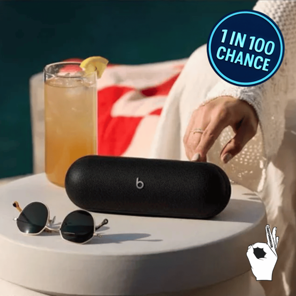 🔊🎶 WIN a Beats Pill Portable Bluetooth Speaker – 1 in 100 Chance of Winning!