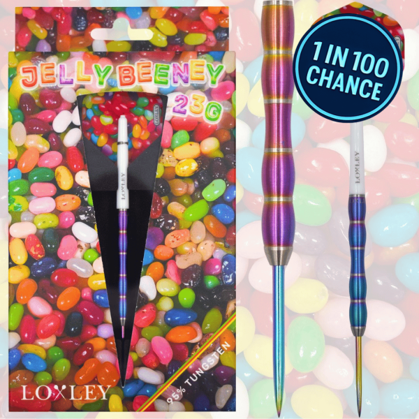 ❤🔵 WIN - NEW LOXLEY JELLY BEENEY DARTS OR £45 CASH - 1 in 100 Chance of Winning