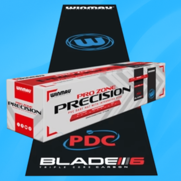 🎯 6⃣ – WINMAU PRO ZONE PRECISION BLADE 6 MATT - WITH BUILT IN OCHE (AUTO DRAW)