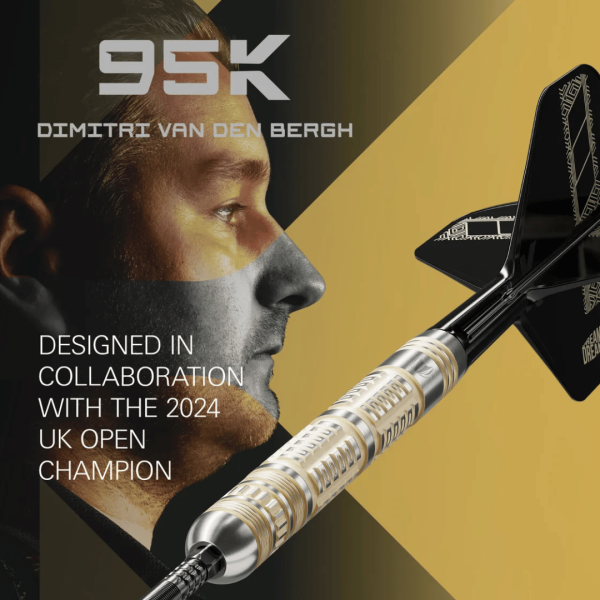 🇧🇪🪙 WIN - NEW DIMITRI VAN DEN BERGH 95K DARTS 0R £90 CASH (2)