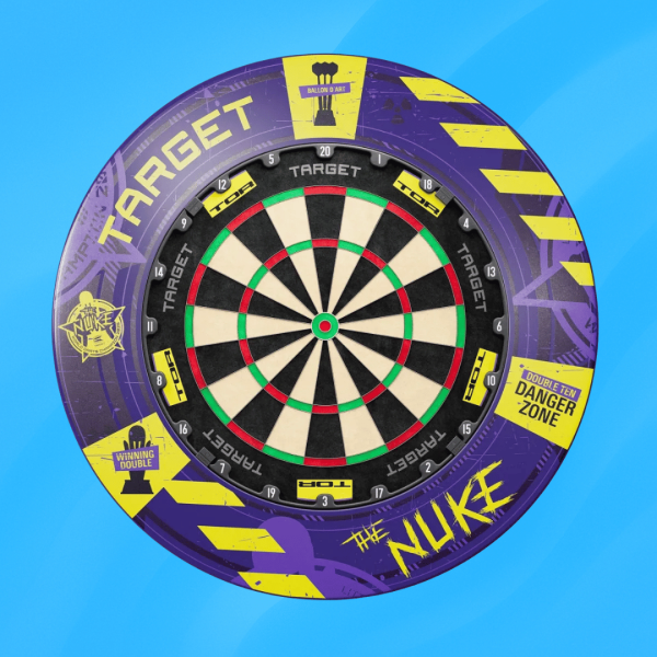 ☢️⭕️ WIN - LUKE LITTLER WORLD CHAMPION DARTBOARD & SURROUND BUNDLE OR £110 CASH (2)