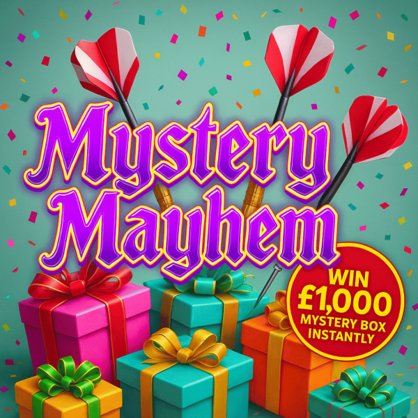 🎁 Mystery Mayhem: Win a £1,000 Mystery Box Instantly + Over £18,000 in Prizes