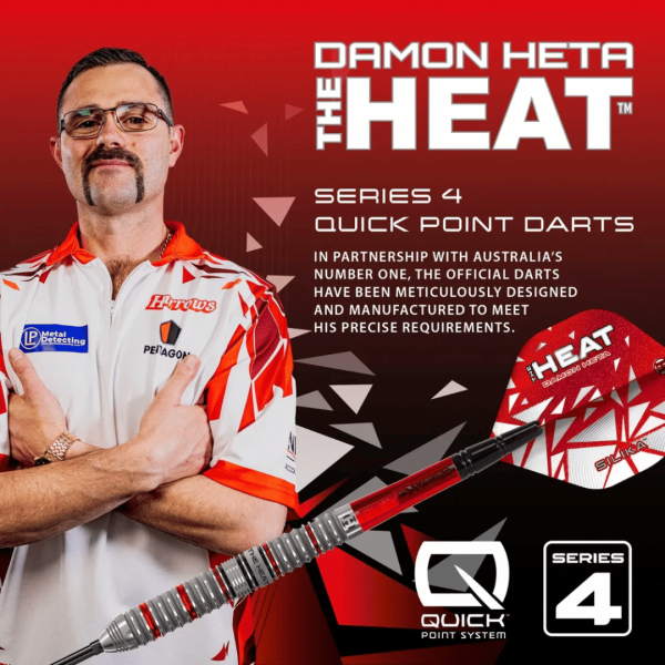 Win New Harrows Damon Heta Series 4 Quick Points Darts or £55 Cash – 100 tickets at £1.49 each – Auto Draw Saturday 25th October at 9PM