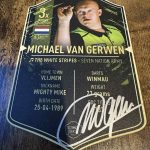 Win an Ultra Rare Hand Signed Michael van Gerwen Player Card or £40 cash. Live draw Sunday, 16th November at 9PM.