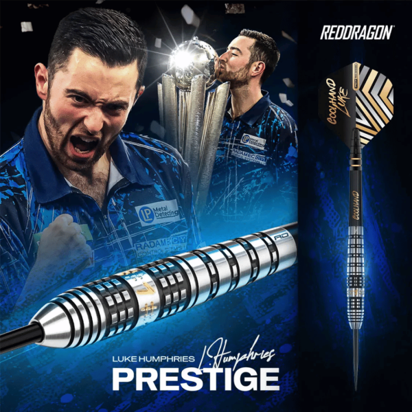 Win Luke Humphries Prestige Darts or £60 cash – 100 tickets at £1.49 each – Auto Draw Thursday 6th November at 9PM