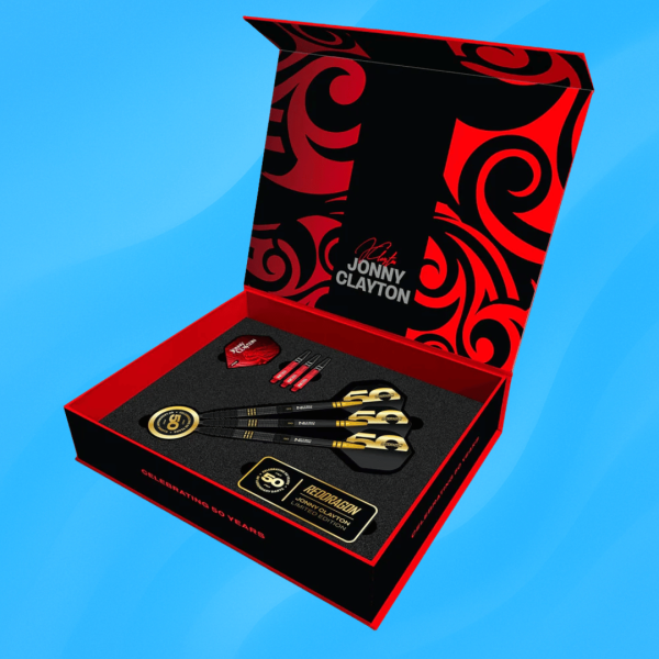 Win the New Red Dragon Jonny Clayton 50 Year Player Edition Darts or £90 cash. Auto draw on Saturday, 15th November at 9PM.