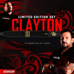 Win the NEW Red Dragon Jonny Clayton 50 Year Player Edition Darts – 90% tungsten darts celebrating 50 years of darting excellence. 100 tickets at £2.49 each. Live draw Sunday, 2nd November at 9PM at 9PM.