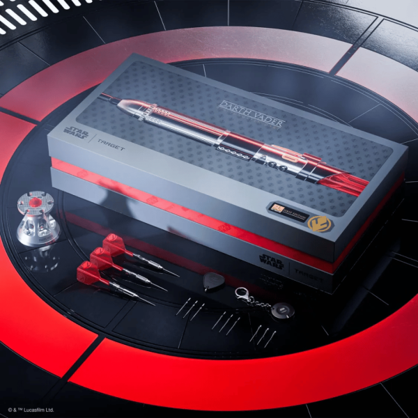 🪐🖤 WIN - STAR WARS TARGET DARTH VADER (SITH LORD) LIGHTSABER 1ST EDITION 95% DARTS OR £500 CASH