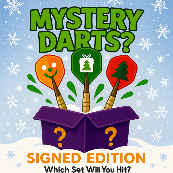 ❓✍ WIN - HAND SIGNED MYSTERY DARTS - (£80-£150 VALUE)(5)