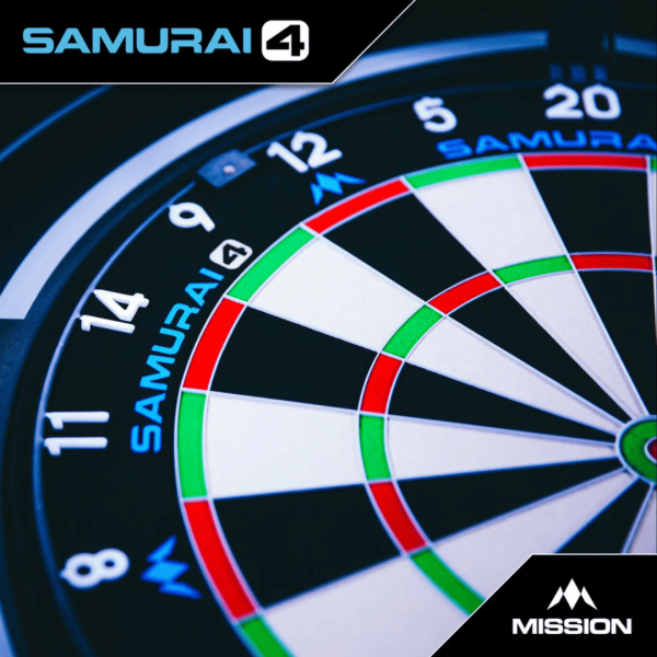 🖤🔵 WIN - MISSION SAMURAI 4 DARTBOARD OR £55 CASH (AUTO DRAW)