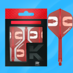 New Target Nathan Aspinall K Flex darts shown in official packaging, with a £10 cash alternative available.