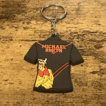 Ultra rare limited edition Michael Smith keyring displayed close-up, with a £25 cash alternative available.
