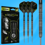New MVG Signature Darts shown in official packaging, with a £60 cash alternative available.