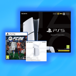 Sony PlayStation 5 Slimline Edition console displayed as a prize option with an alternative cash reward.