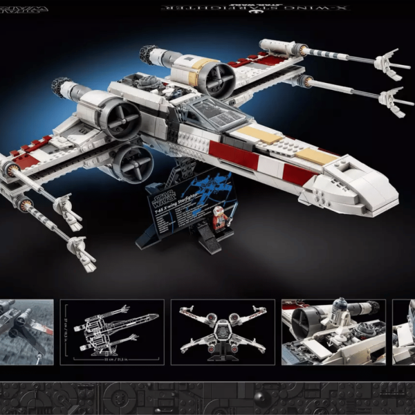 LEGO Star Wars X-Wing Starfighter set 75355 displayed as a completed model