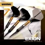 Winmau Exion Switch Point darts with precision grip barrels