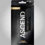 Red Dragon Ascend darts set displayed in original packaging