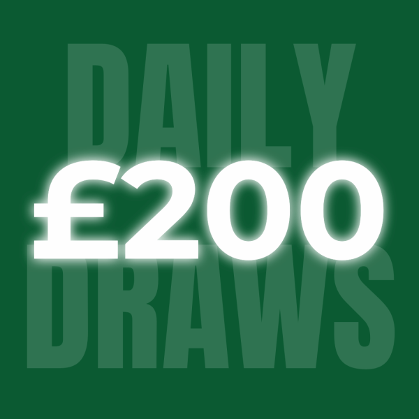 £200 LOW ODDS CASH DRAW · AUTO DRAW