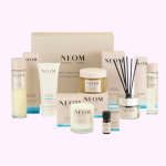 NEOM The Ultimate Calm Box wellbeing gift set featuring luxury candles, diffuser, body care and relaxation products