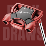 TaylorMade Spider Tour Red 3 golf putter head in red finish