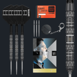 Chris Dobey 95K steel tip darts set with accessories and DartCounter membership, prize image for live darts draw