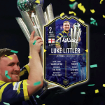 Hand signed Luke Littler 2x World Champion Ultimate Card limited edition