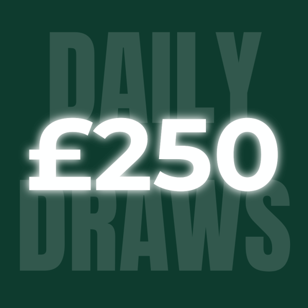 £250 CASH · LOW ODDS DAILY AUTO DRAW